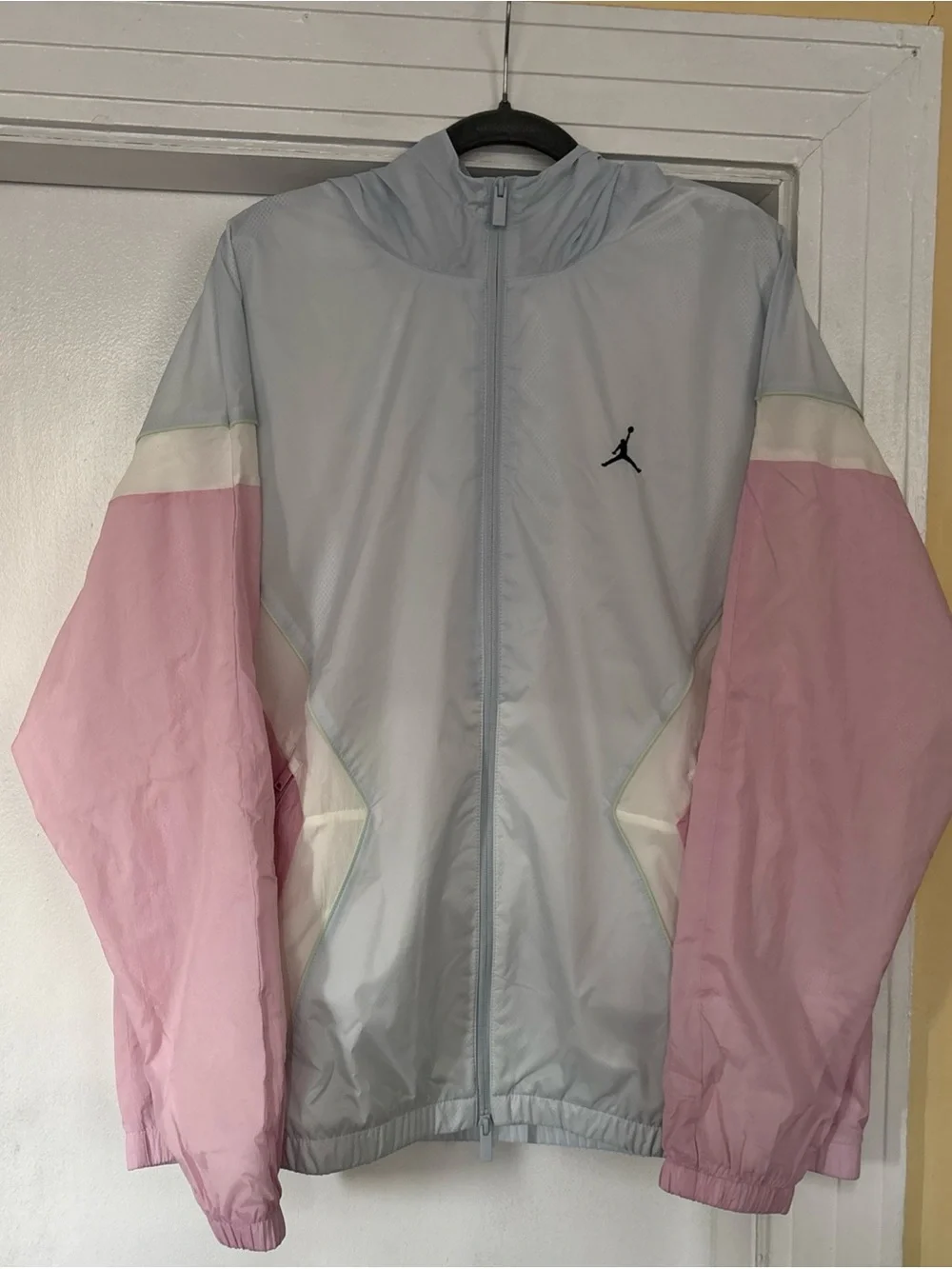 Air Jordan Men's Hooded Windbreaker Jacket Full Zip Zipped Pockets XL HF9333-472